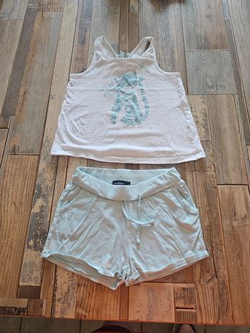 Pyjashort ou ensemble fille in estenso 7 ans
