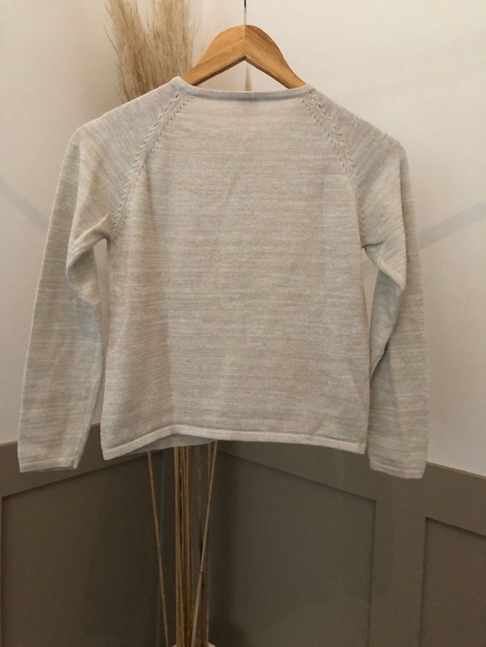 Cardigan beige et doré Tape à l’œil 12 ans - photo numéro 2