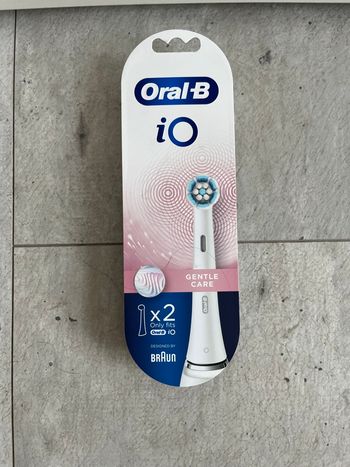2 brossettes de rechange gentle care Oral B iO