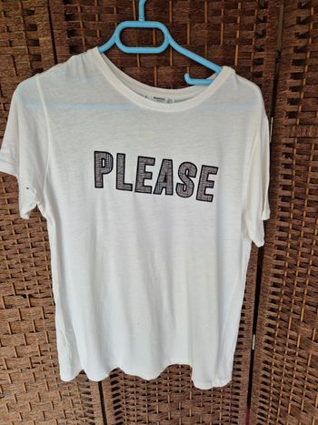 T shirt blanc Mango