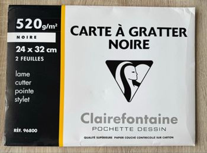 6 papier Canson, 2 papier carte à gratter - photo numéro 2