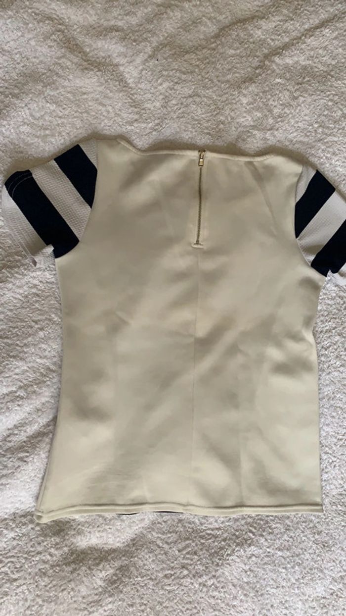 Blouse manche courte marinière Naf Naf - photo numéro 4