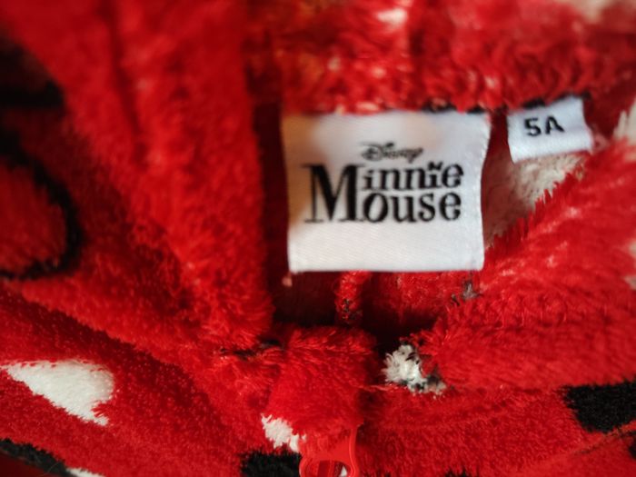 Combinaison pyjama fille Minni avec oreille🐞Mouse Disney  Polaire 5 ans envoye aujourd'hui ou demain - photo numéro 4
