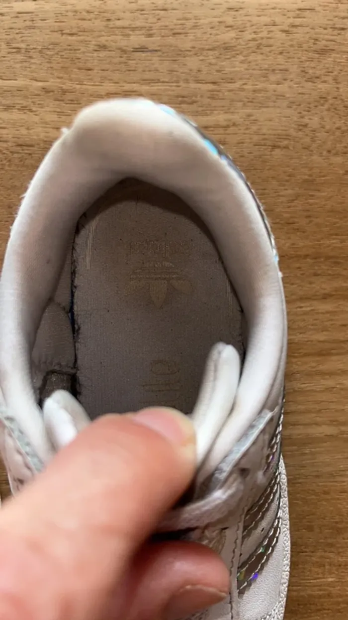 Basket adidas fille lacet élastique taille 23 - photo numéro 3