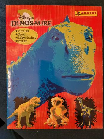 RARE Album Panini complet Disney Dinosaures Dinosaurs livre autocollants stickers collection
