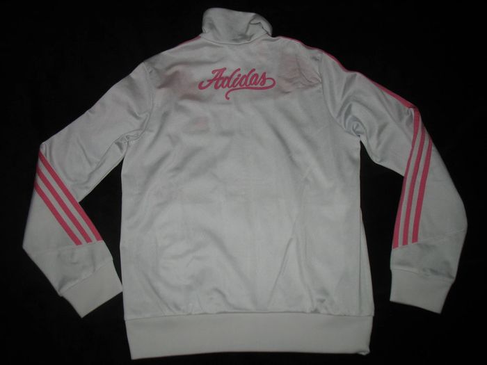 VESTE DE JOGGING BLANCHE ET ROSE FILLE "ADIDAS" - 14 ANS - n°01 - photo numéro 2