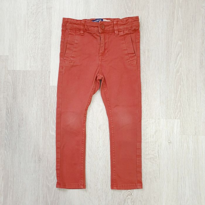 Pantalon rouge brique - Okaïdi