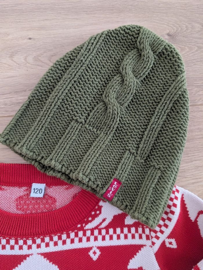 Pull noël + bonnet Levi's - photo numéro 2