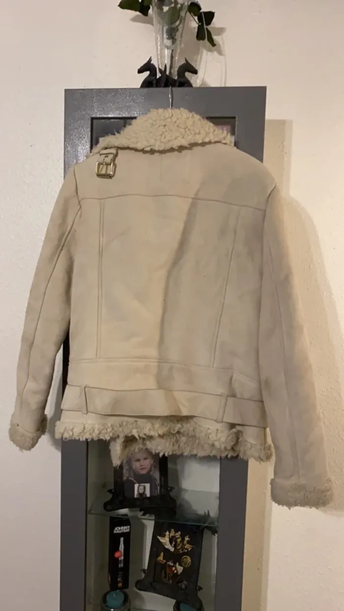 veste fourré ZARA taille M = 40 - photo numéro 5