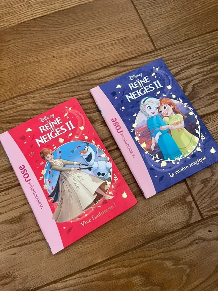 Livres reines des neiges 2 bibliothèque rose - photo numéro 2
