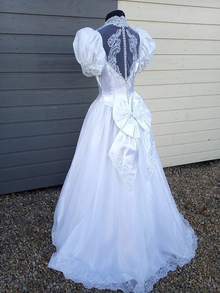 robe de mariée vintage taille 36/38/40 - photo numéro 18