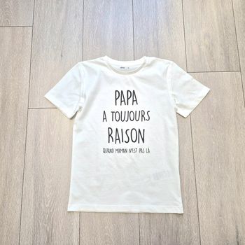 Maillot manche courte blanc. Garçon 10 ans. Neuf. Marque Gémo 
