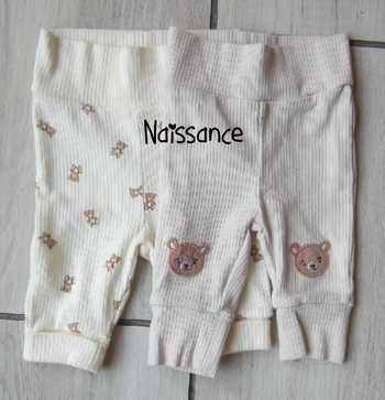 Lot de 2 caleçons évolutifs motifs oursons pour bébé