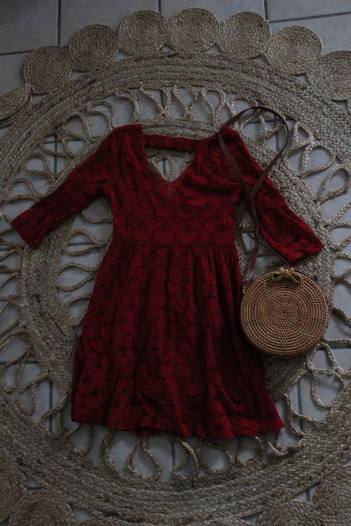 Robe dentelle rouge Ycoo Paris - photo numéro 6