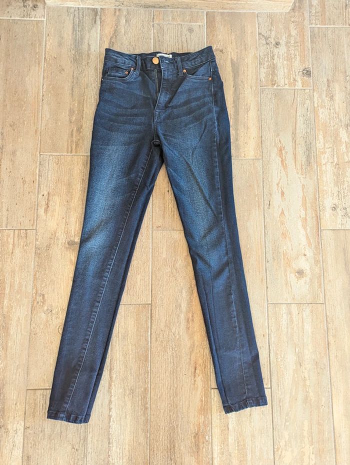 Jeans denim brut
