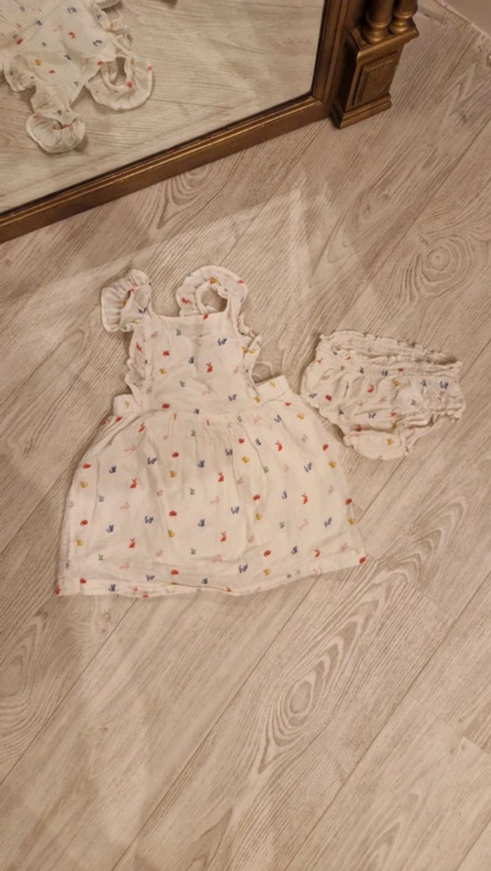 Robe et bloomer chic idéale Cérémonie Kiabi 🐇 24 mois