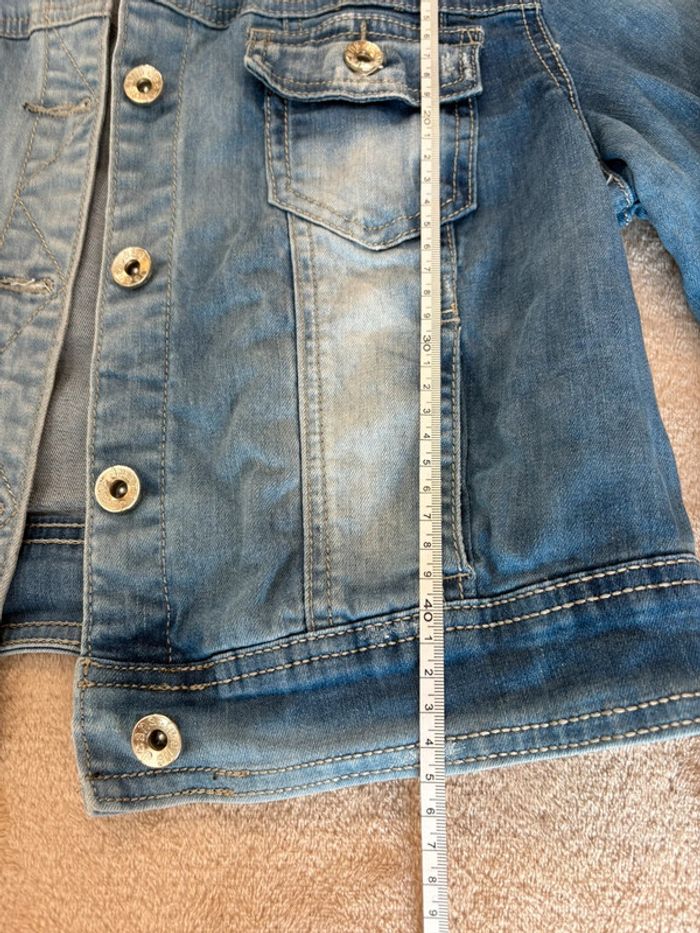 Veste courte en jean femme 40 - photo numéro 6