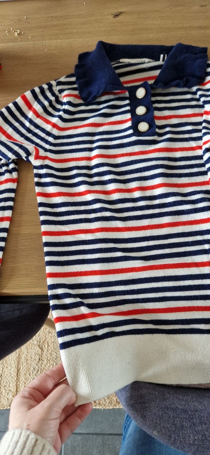 Pull marinière Naf Naf M - photo numéro 2