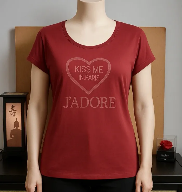T-shirt impression 3D taille L