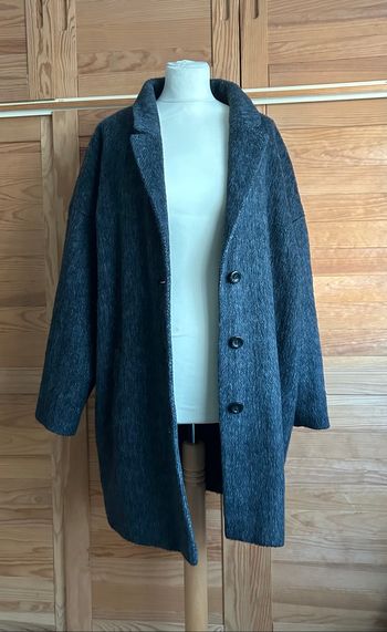 Manteau oversize gris Tex Taille 48 neuf jamais porté