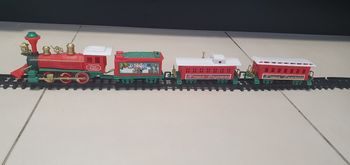 Train Noel décoration pied sapin