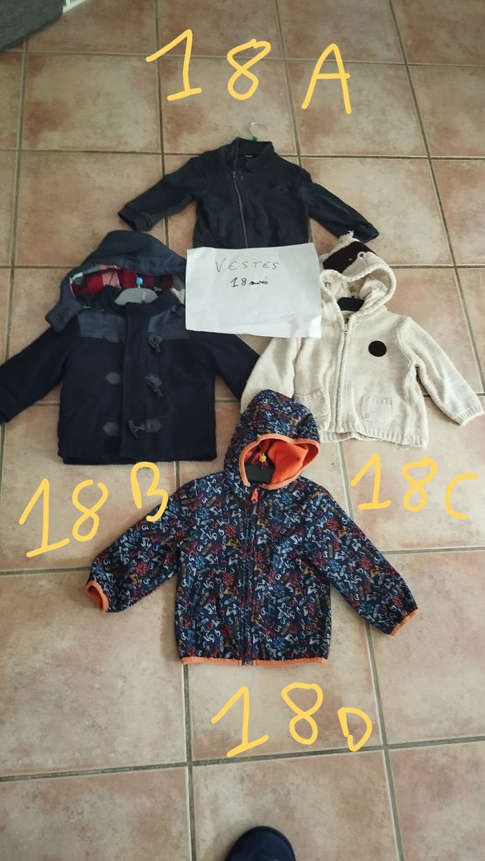 Vestes garçon 18 mois