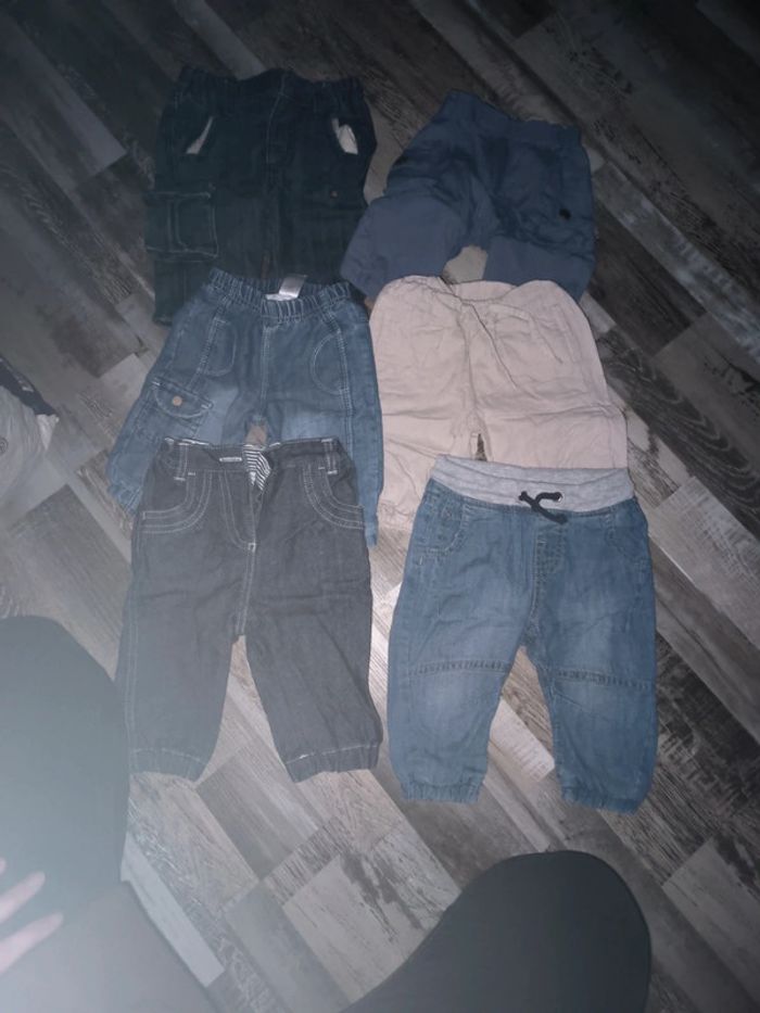 6 pantalons 6 mois
