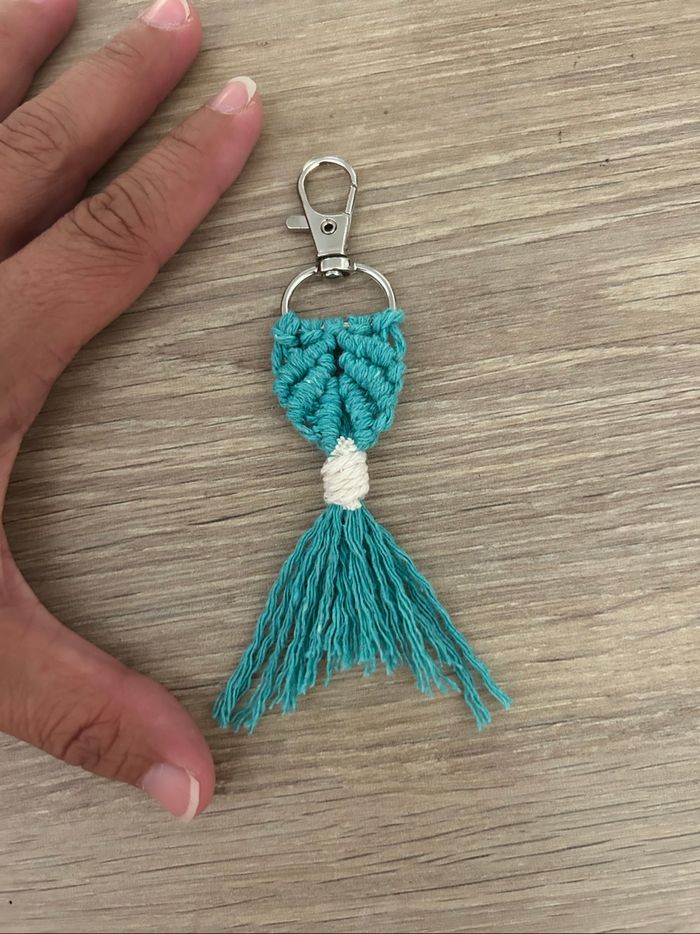 Porte clef macramé - photo numéro 2
