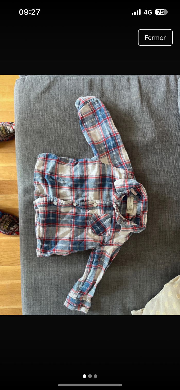 Chemise Zara 9 mois