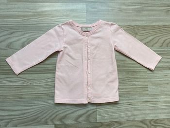 Gilet léger rose pâle DPAM 9-12 mois