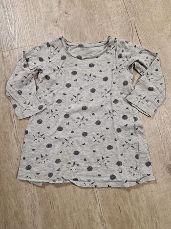 T-shirt à manches longues chat licorne