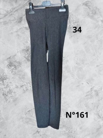 N°161 Leggings gris T34. Calzedonia.