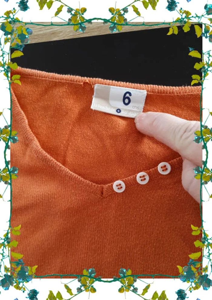 Pull col V 6 ans - photo numéro 3