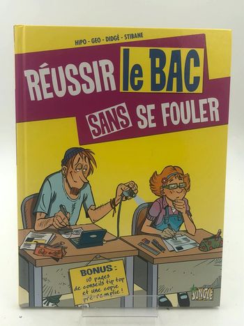 Bande dessinée réussir le bac sans se fouler