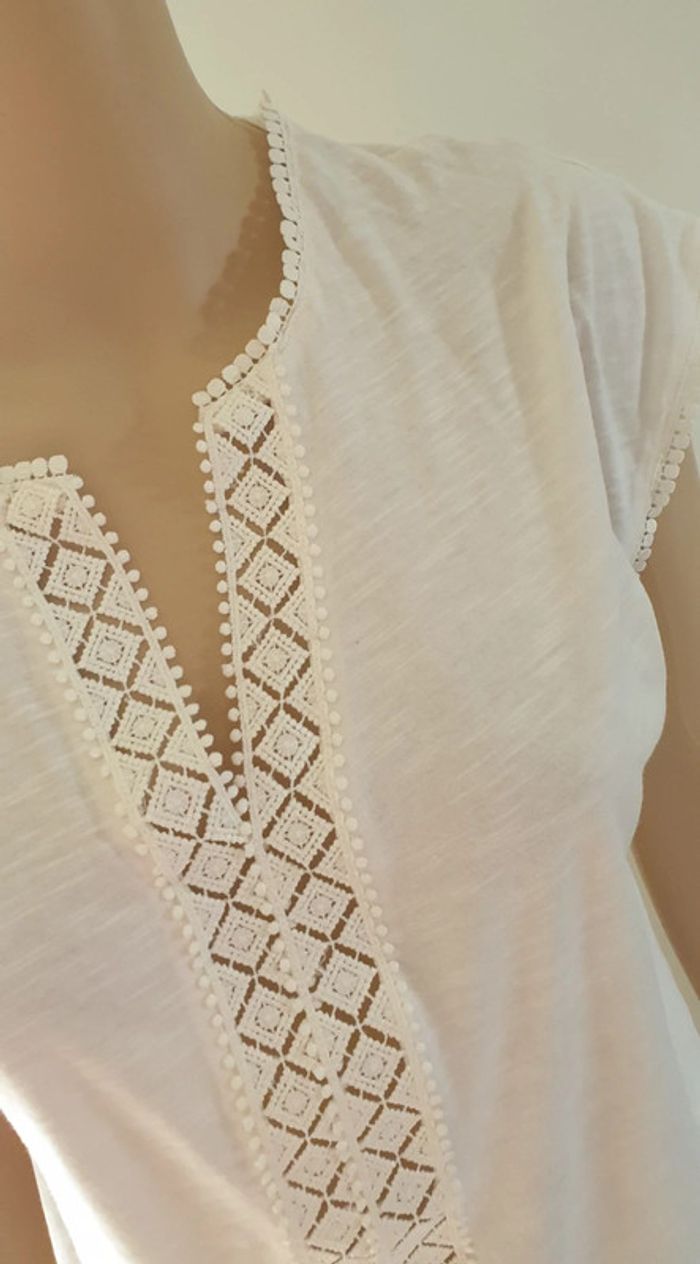 💜 Haut avec crochet taille S 38 Gémo #emyfleury_38femme - photo numéro 2
