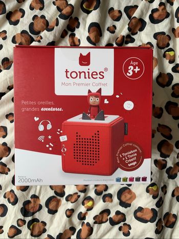 Tonie rouge neuve