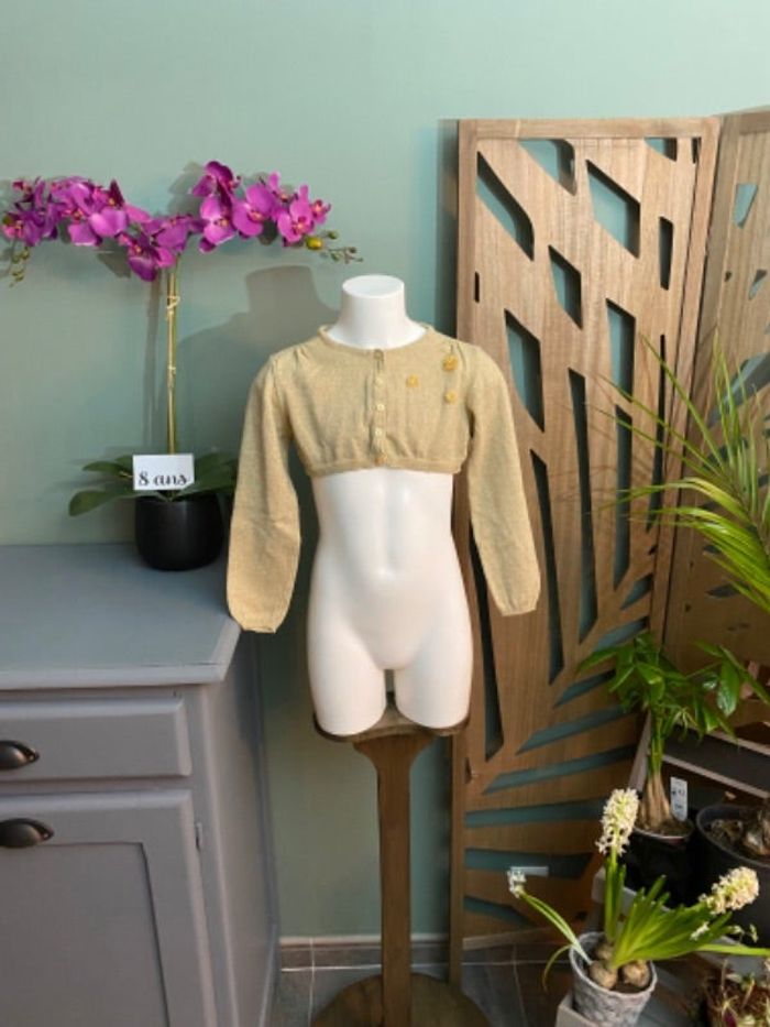 Gilet boléro fille 8 ans