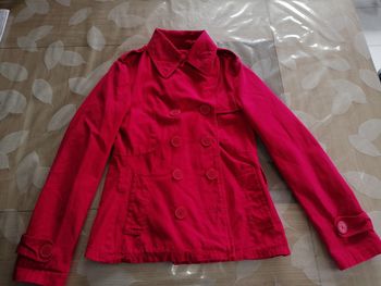 Manteau cache cache fuschia