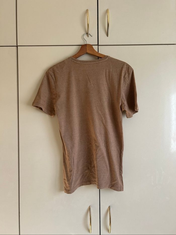T shirt marron clair - photo numéro 2