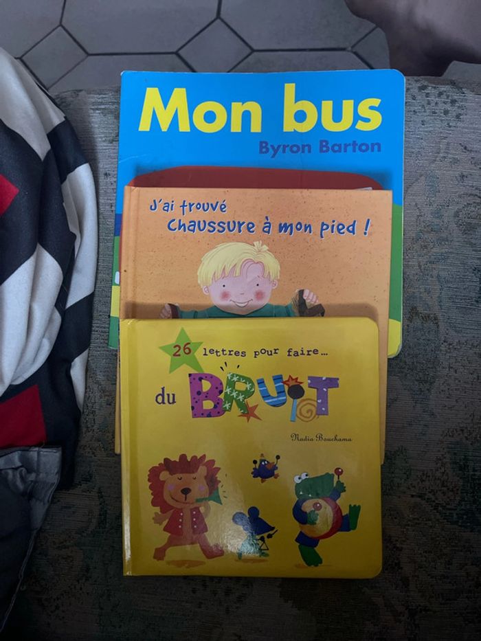 Lot de 3 livres pour jeunes enfants