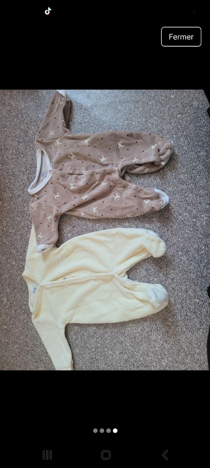 Lot pijamas 0mois - photo numéro 3