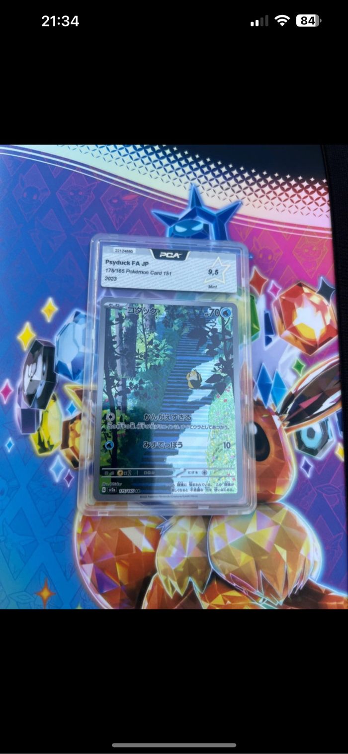 Psykokwak Pokémon sv2a 175/165 grader pca