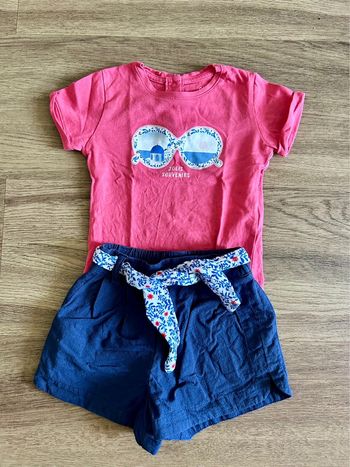 Ensemble short + tee shirt