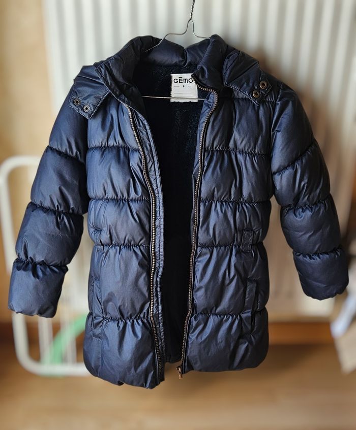 Manteau doudoune bleu 8 ans