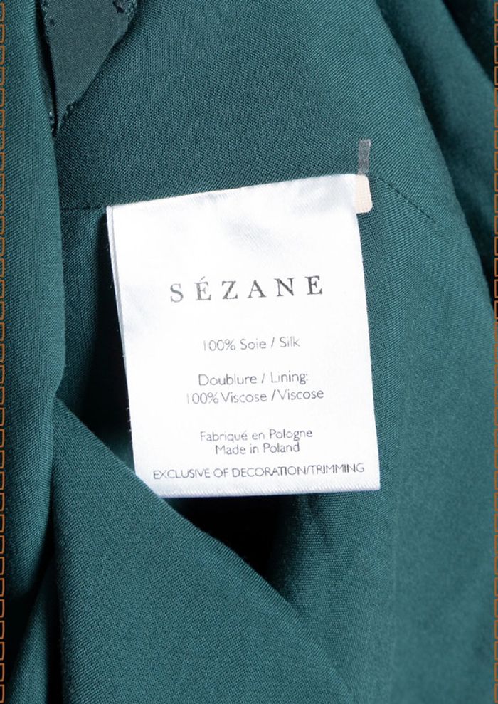 Élégante robe Sézane en soie Taille 36 - photo numéro 9