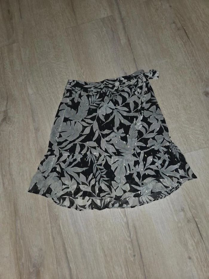 mini-jupe Caroll noir et multicolore taille M - photo numéro 3