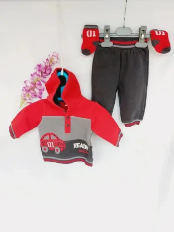 Ensemble 3 pièces sweat pantalon et chaussettes 3 mois