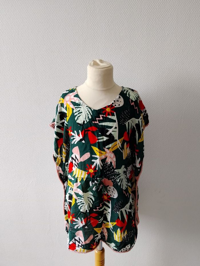 Blouse de plage colorée Gémo 10 ans