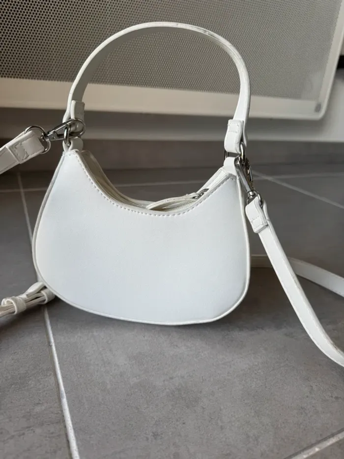 Petit sac à main / bandoulière blanc Pimkie - photo numéro 2