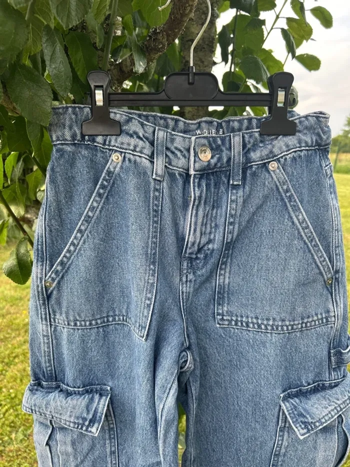 Pantalon cargo jean taille 32 - photo numéro 3